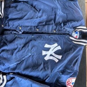 STARTER Navy Quilted Jacket